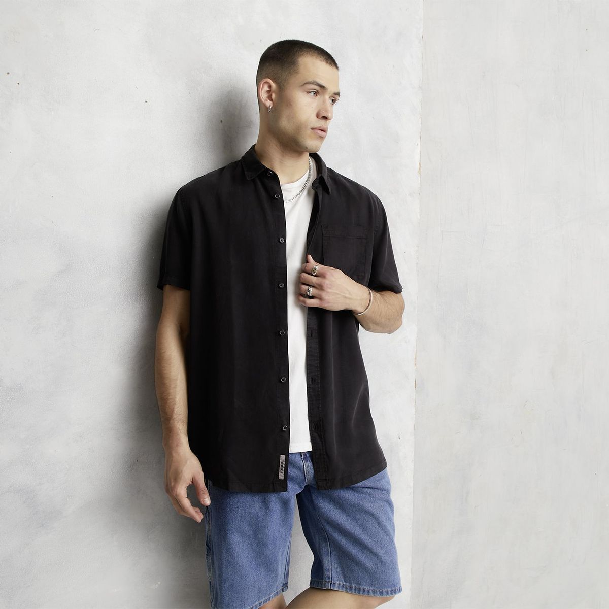 DENIMLAB - Camisa Regular Fit Hombre Denimlab