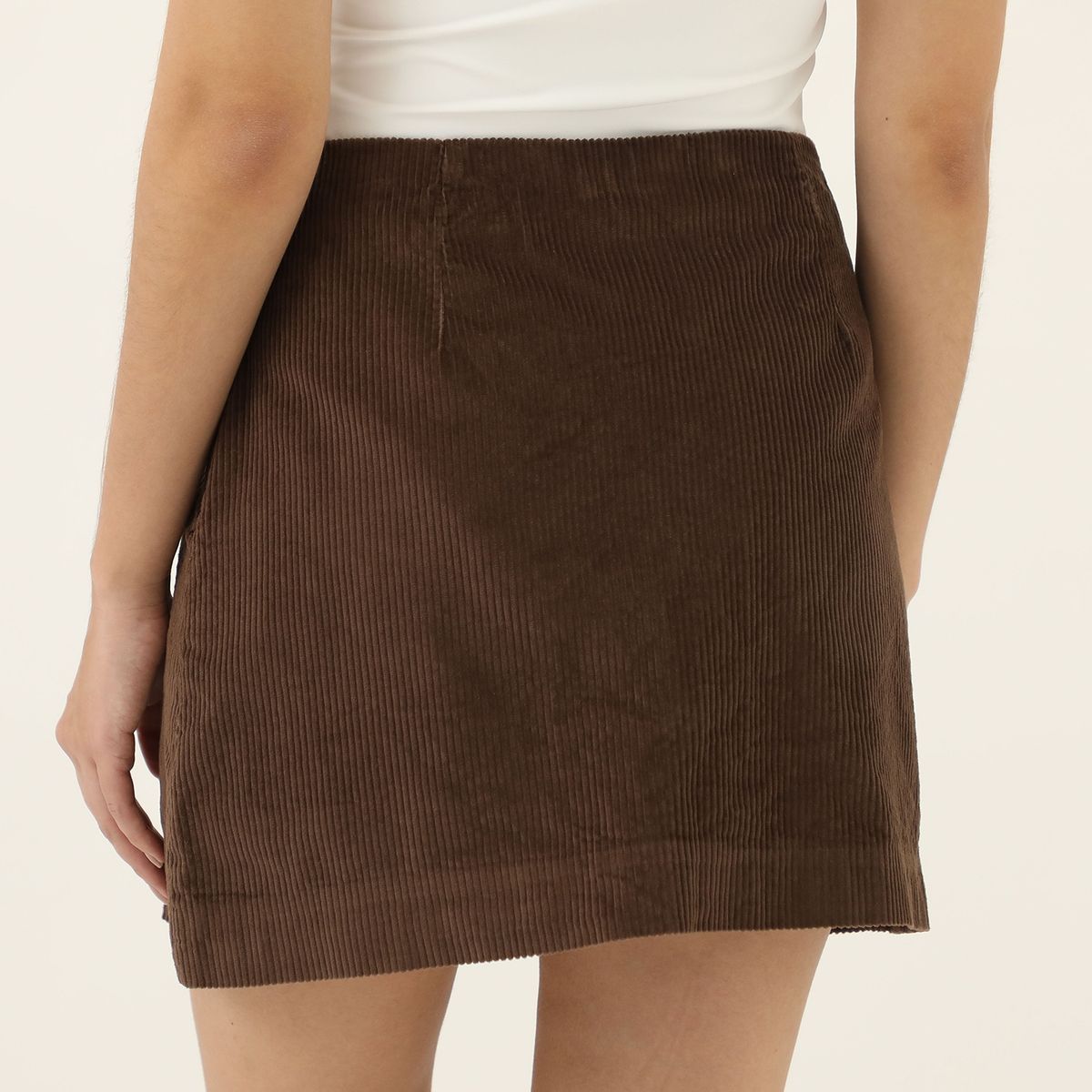 SYBILLA - Falda Corta 100% Algodón Mujer Sybilla