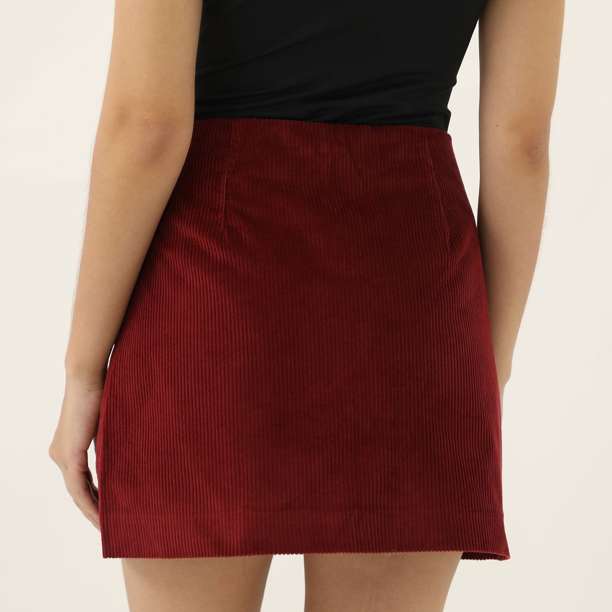 SYBILLA - Falda Corta 100% Algodón Mujer Sybilla