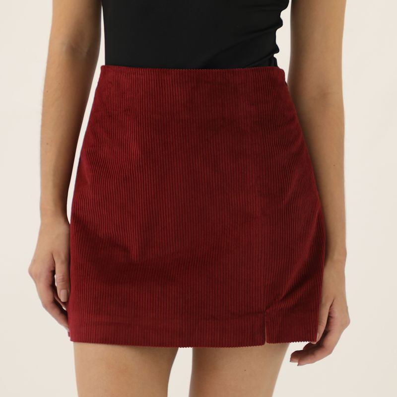 SYBILLA - Falda Corta 100% Algodón Mujer Sybilla