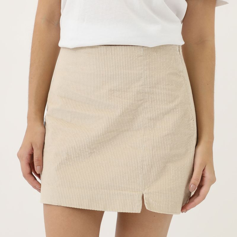 SYBILLA - Falda Corta 100% Algodón Mujer Sybilla