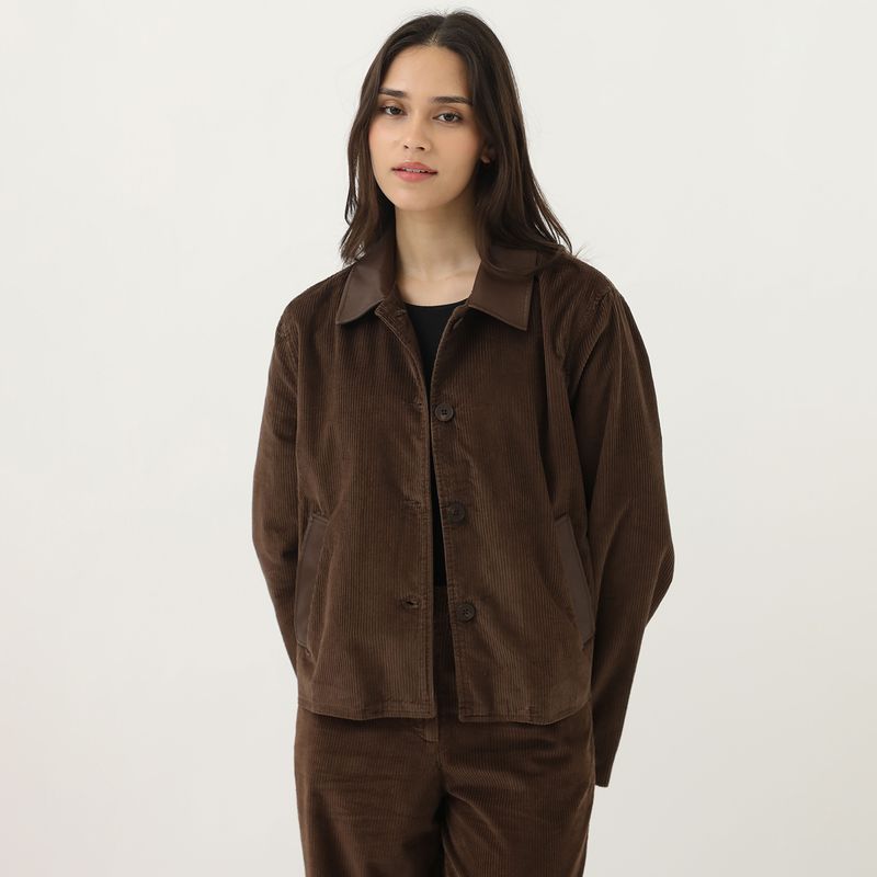 SYBILLA - Casaca 100% Algodón Mujer Sybilla