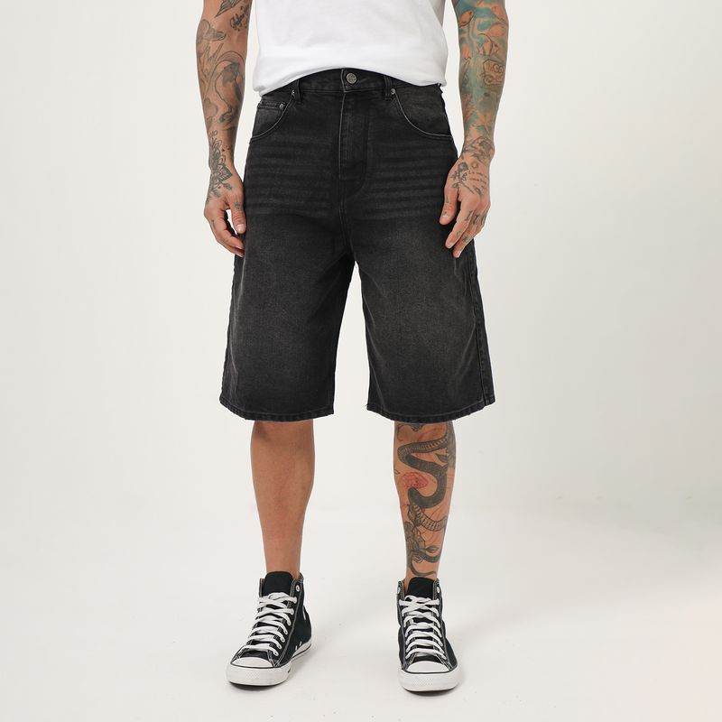 BEARCLIFF - Short Algodón  Skater Fit Hombre Bearcliff