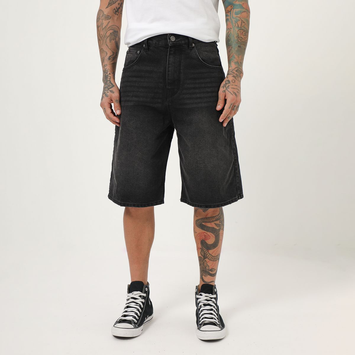 BEARCLIFF - Short Algodón  Skater Fit Hombre Bearcliff