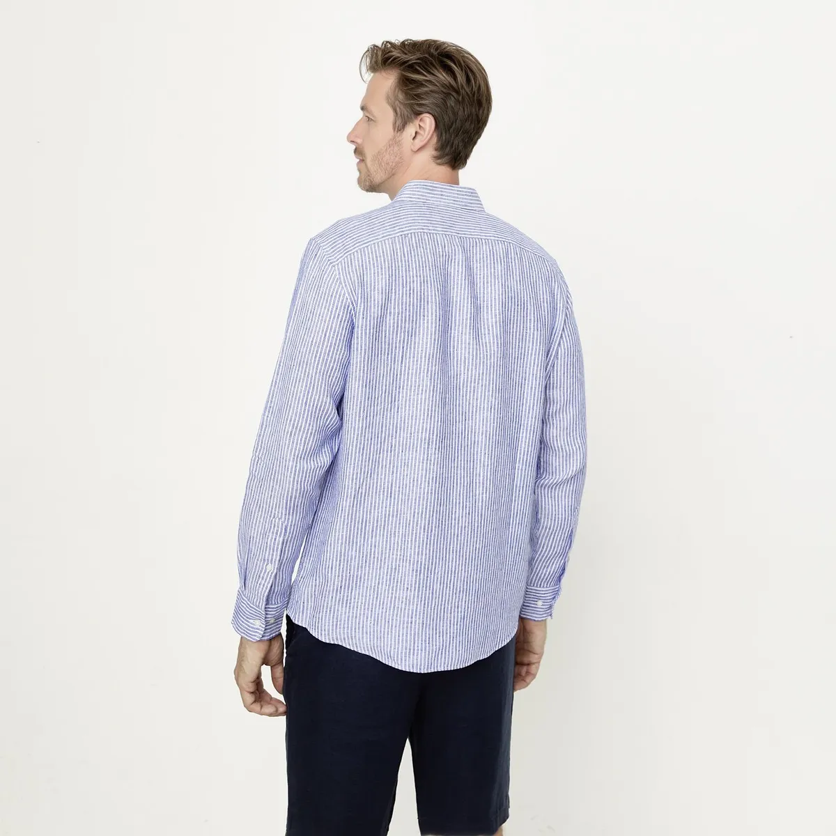 LA MARTINA - Camisa 100% Lino Casual Hombre La Martina