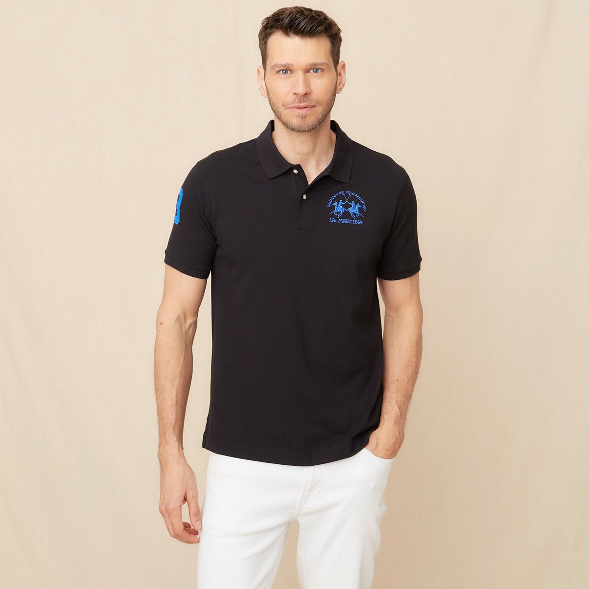 LA MARTINA - Polo 100% Algodón Casual Hombre La Martina