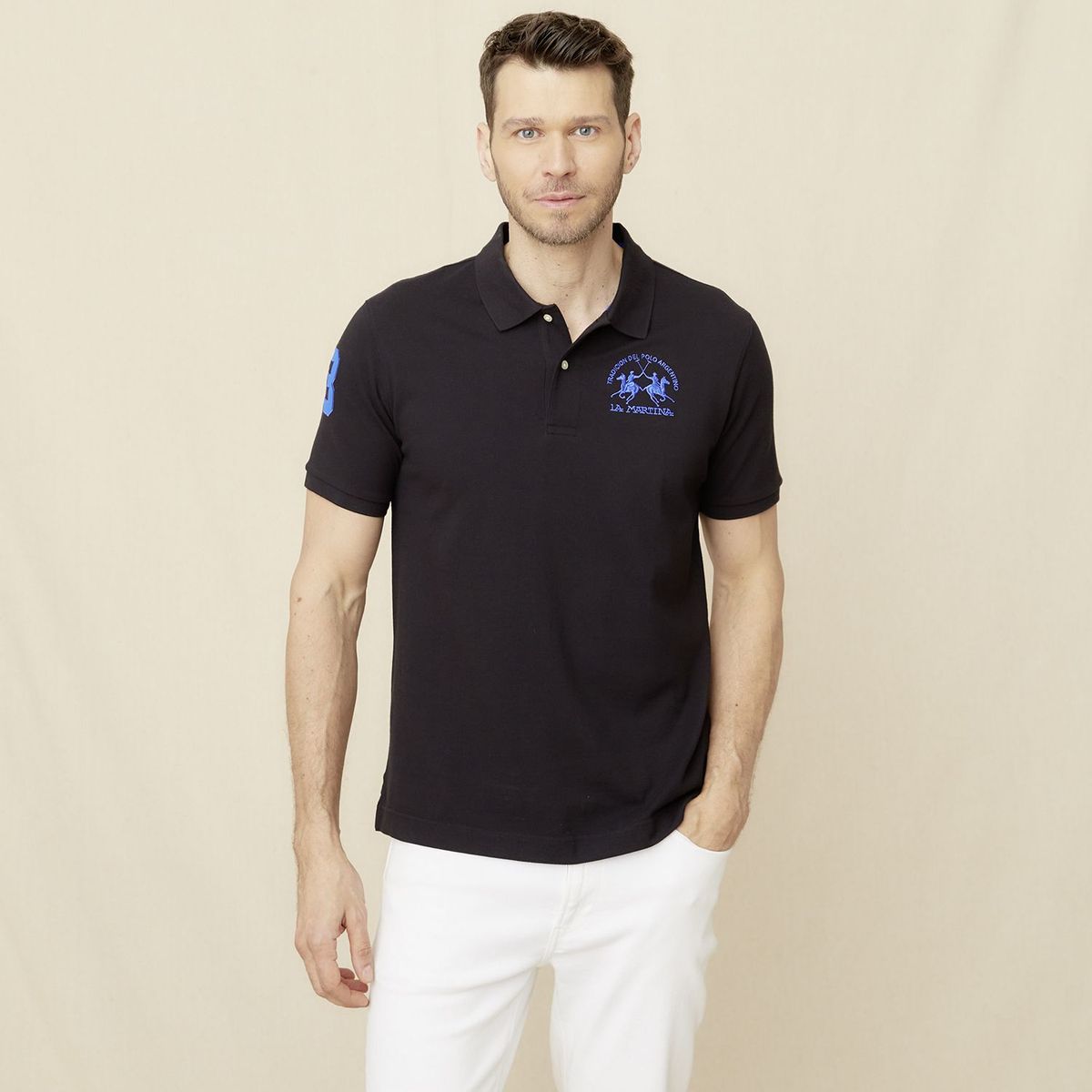 LA MARTINA - Polo 100% Algodón Casual Hombre La Martina