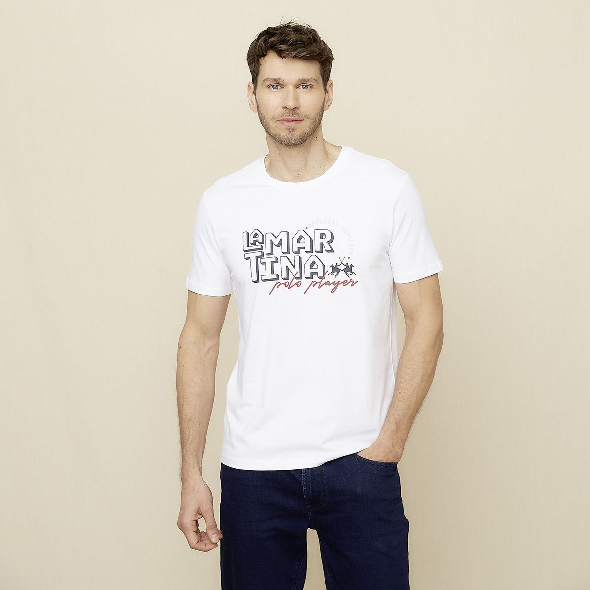 LA MARTINA - Polo 100% Algodón Casual Hombre La Martina