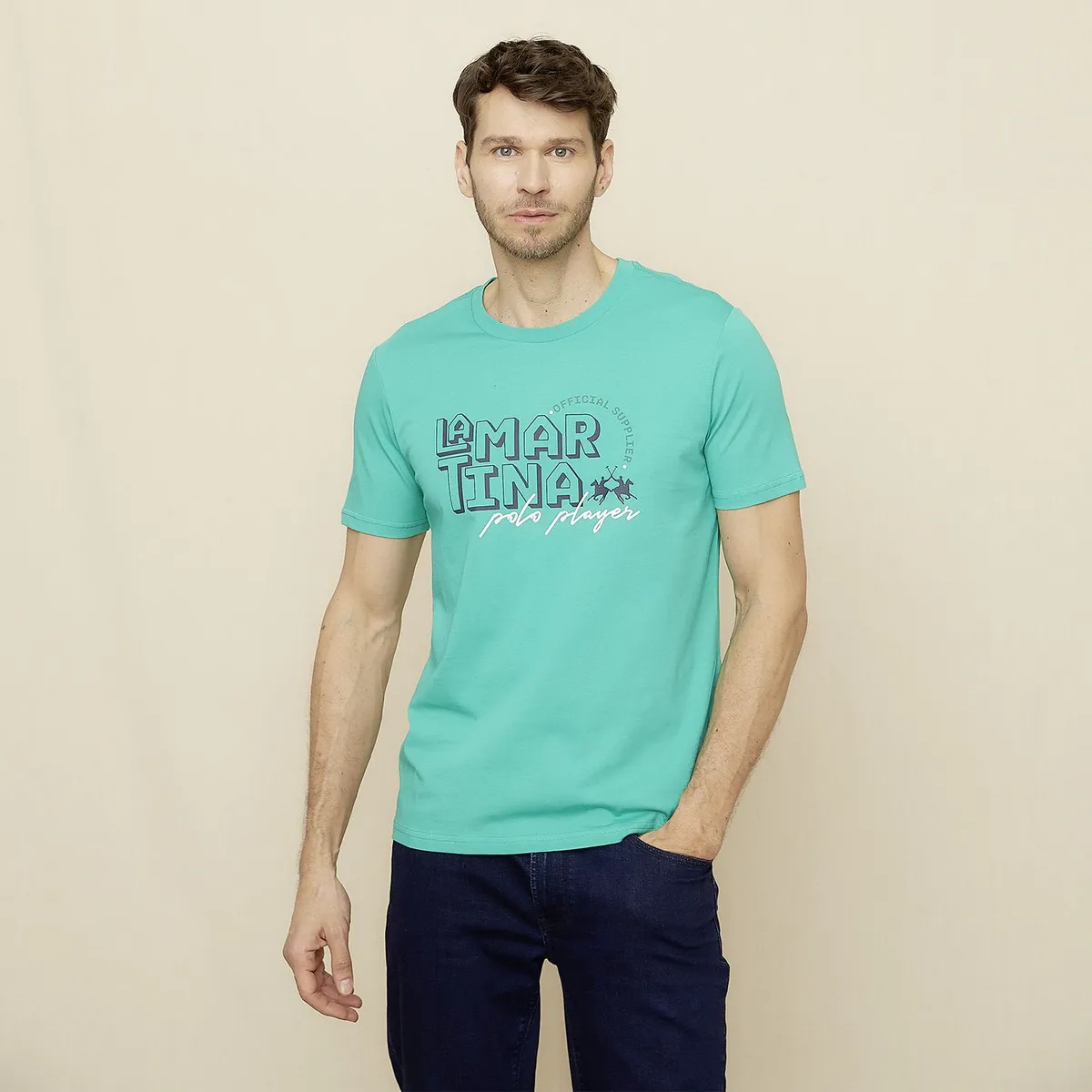 LA MARTINA - Polo 100% Algodón Casual Hombre La Martina