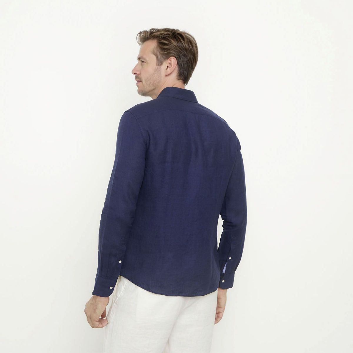 LA MARTINA - Camisa 100% Lino Casual Hombre La Martina