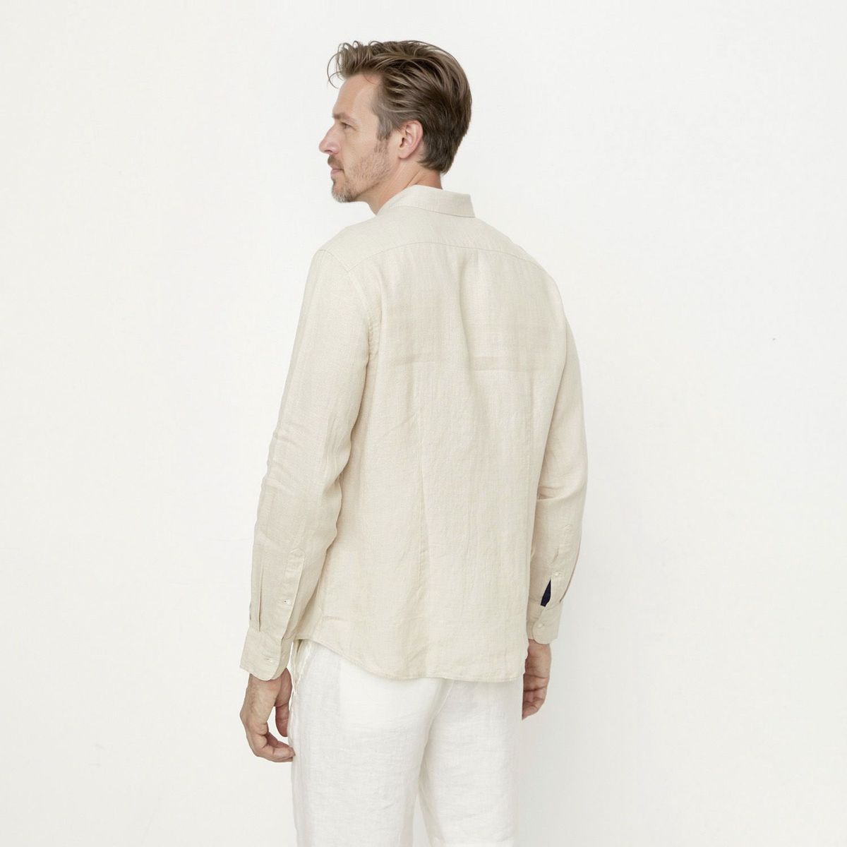 LA MARTINA - Camisa 100% Lino Casual Hombre La Martina