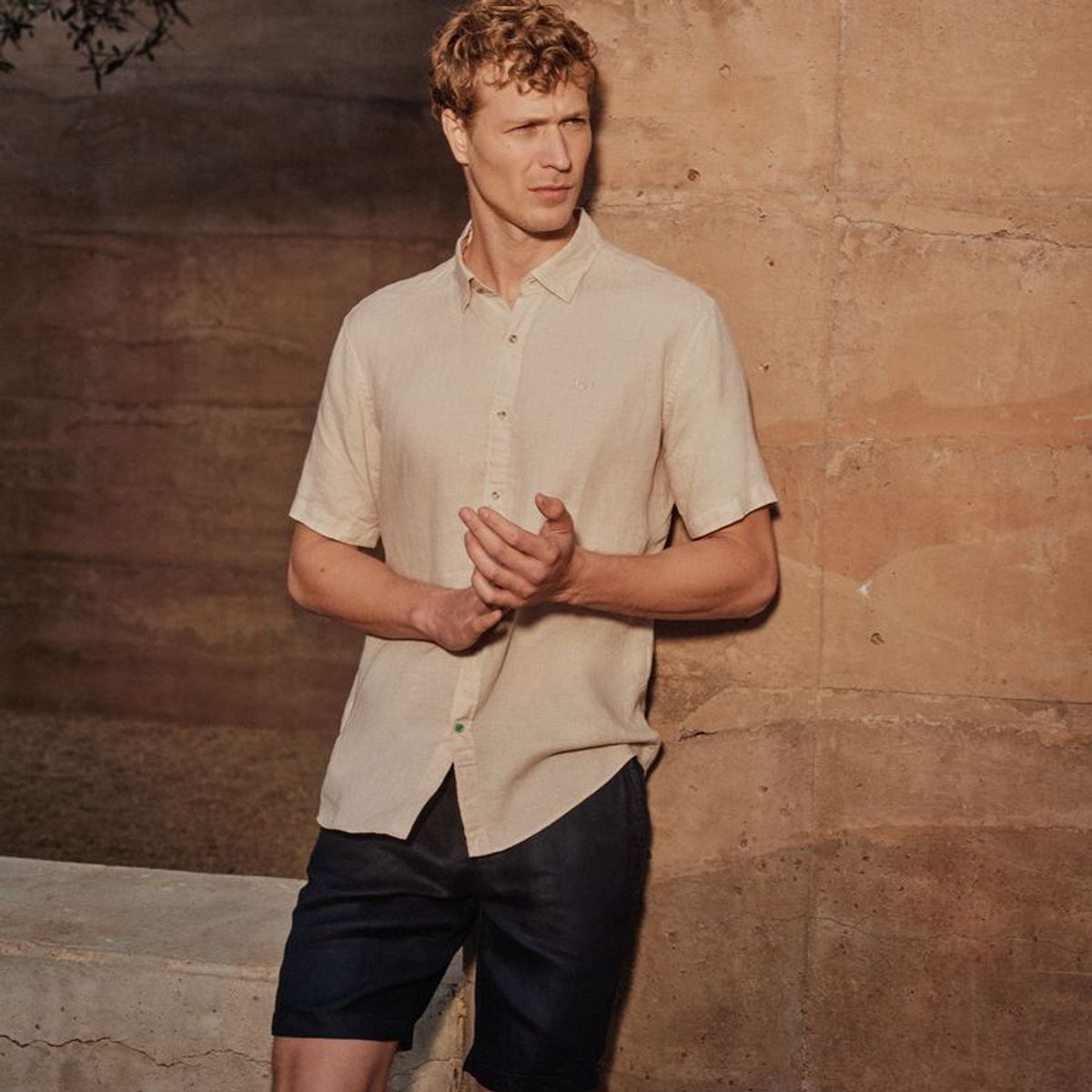 LA MARTINA - Camisa 100% Lino Casual Hombre La Martina