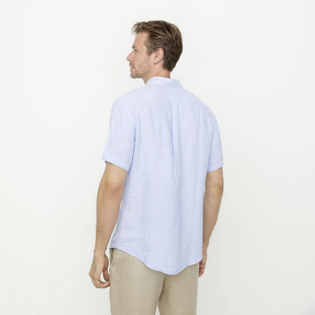 LA MARTINA - Camisa 100% Lino Casual Hombre La Martina