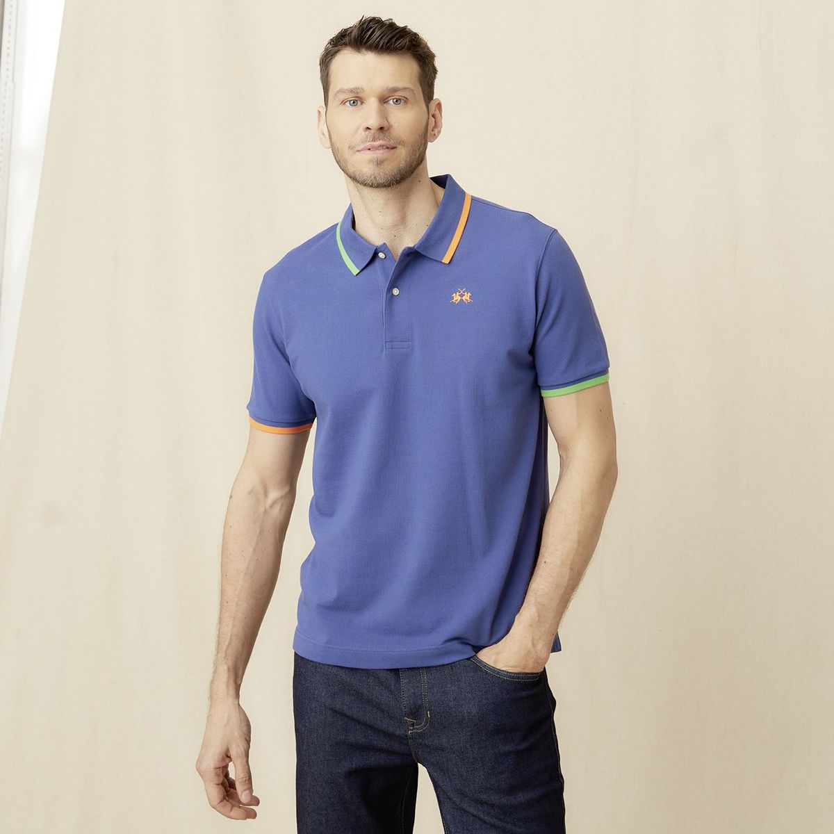 LA MARTINA - Polo 100% Algodón Casual Hombre La Martina