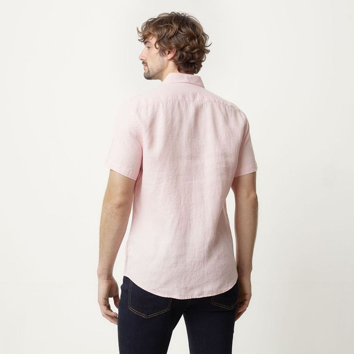 CASCAIS - Camisa 100% Lino Casual Regular Fit Hombre Cascais