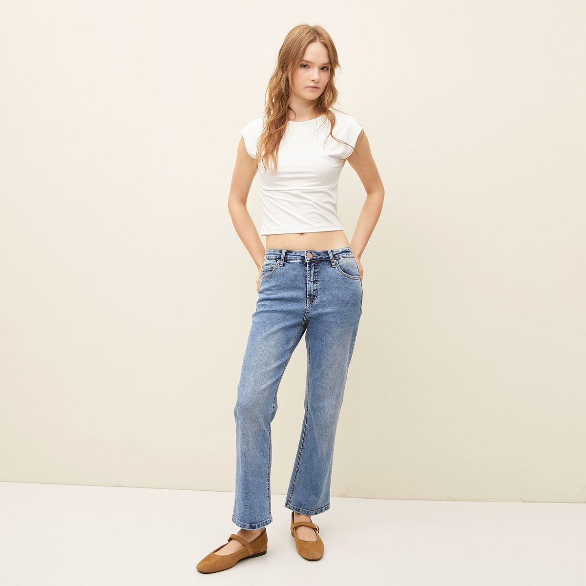 SYBILLA - Jean Recto Tiro Medio Mujer Sybilla.