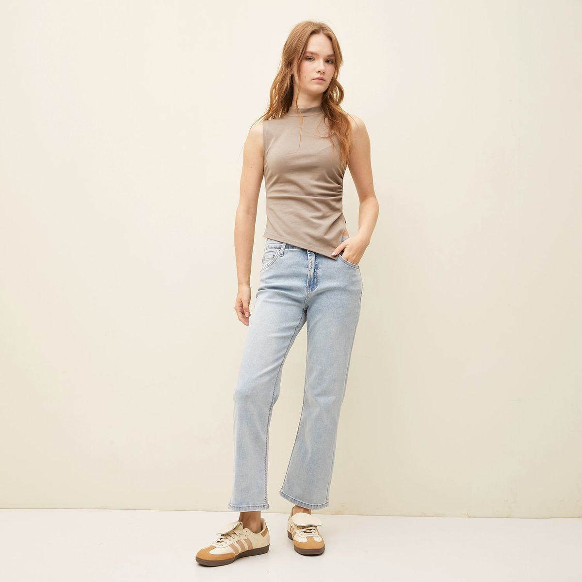 SYBILLA - Jean Recto Tiro Medio Mujer Sybilla