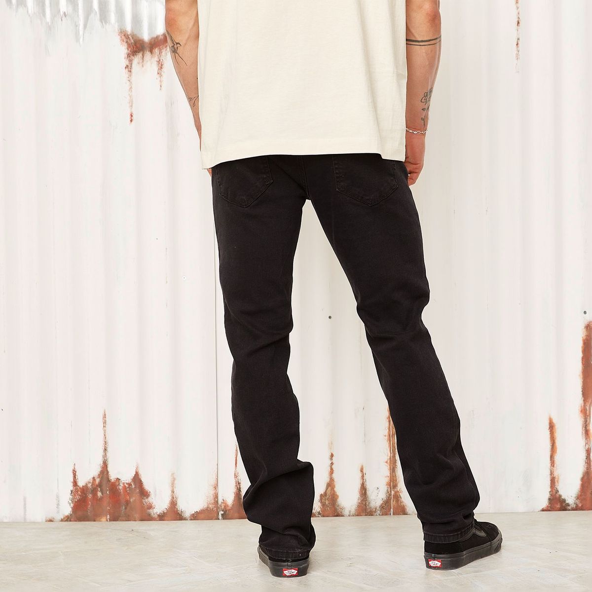 DENIMLAB - Jeans Denimlab Slim Fit Algodón Hombre Negro