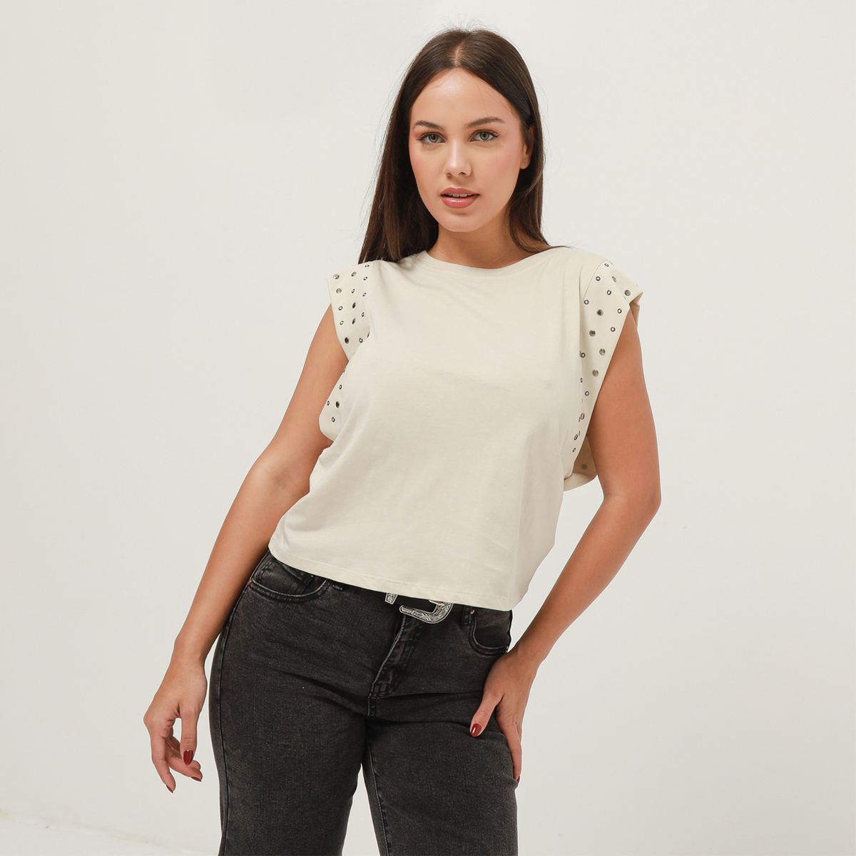 DENIMLAB - Polo Casual Mujer Denimlab