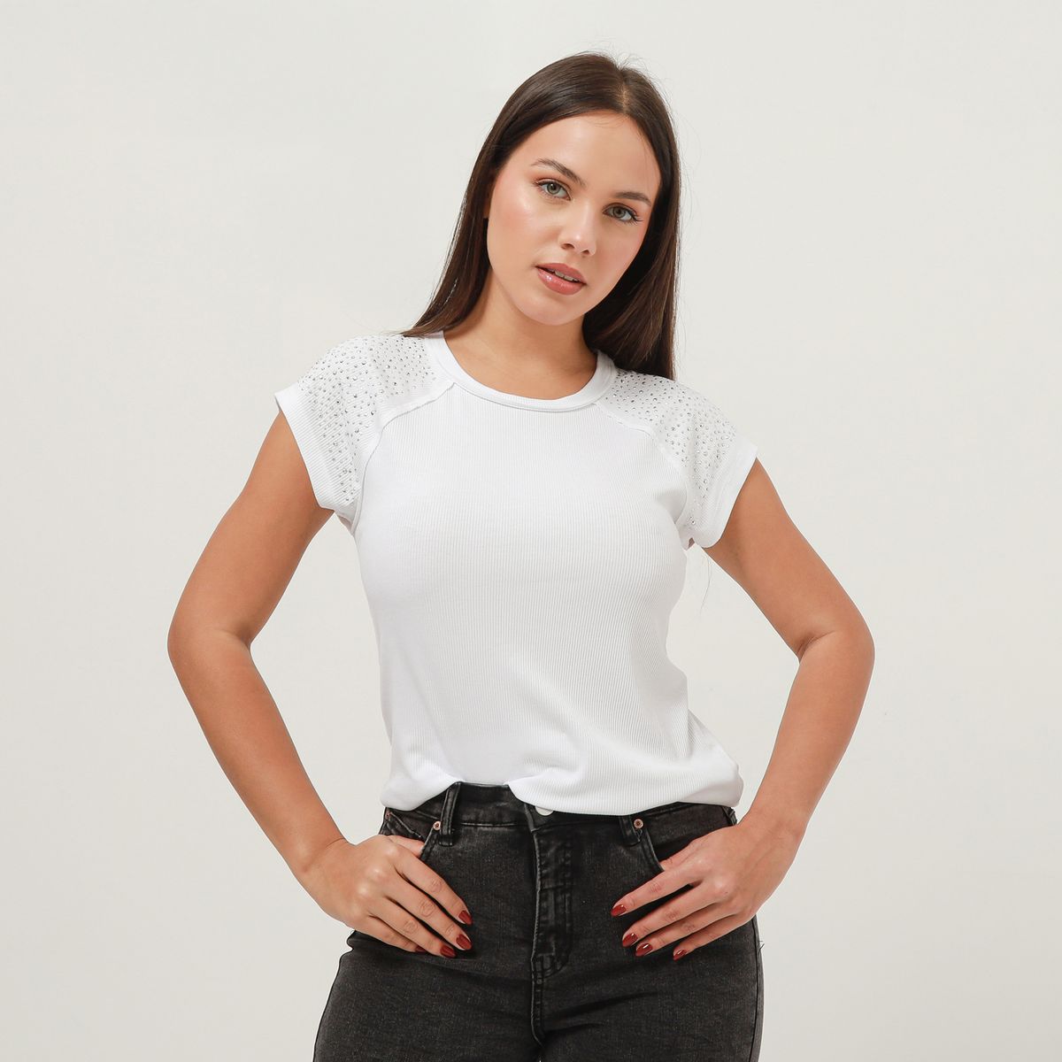 DENIMLAB - Polo Casual Mujer Denimlab