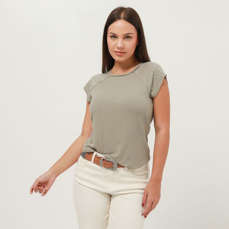 DENIMLAB - Polo Casual Mujer Denimlab