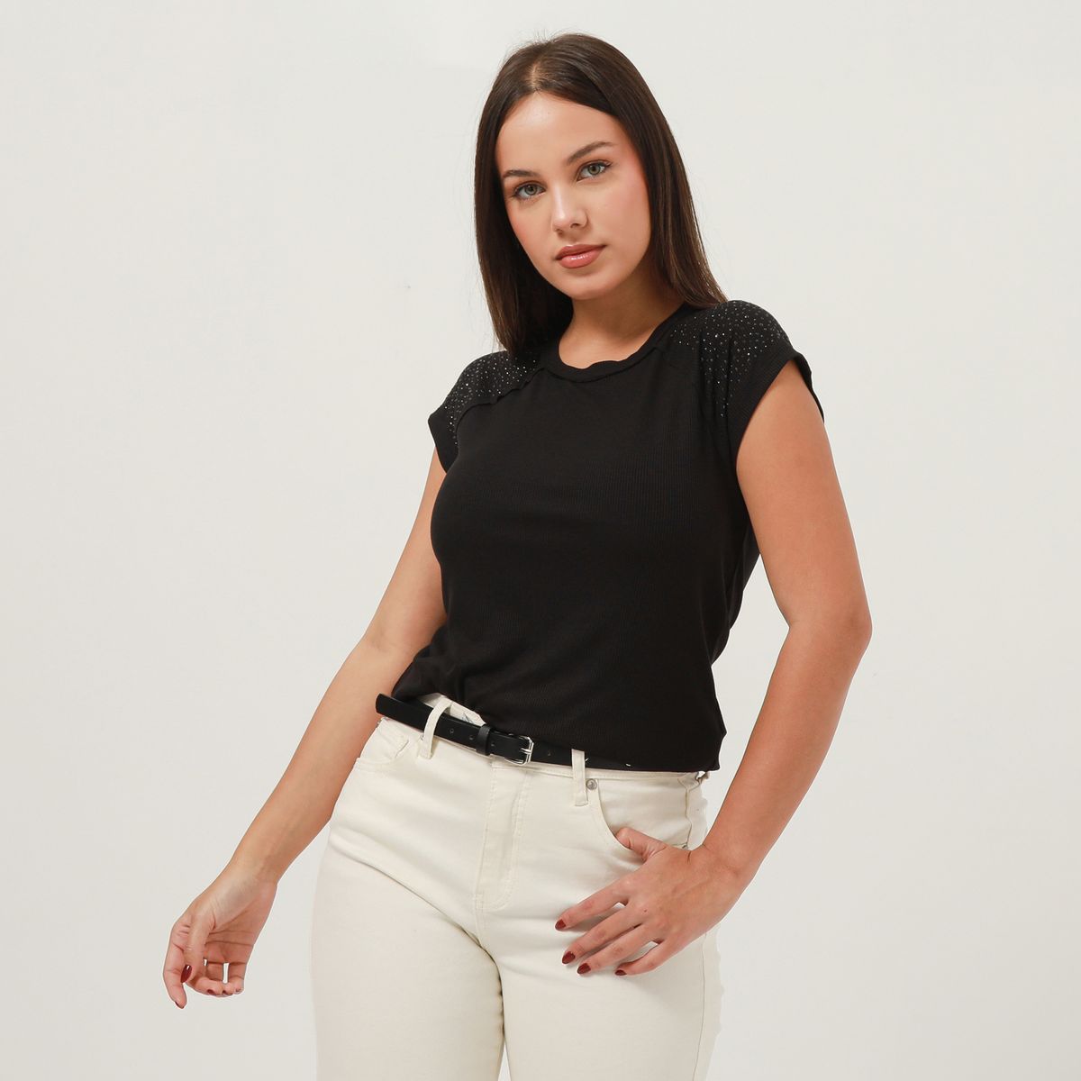 DENIMLAB - Polo Casual Mujer Denimlab
