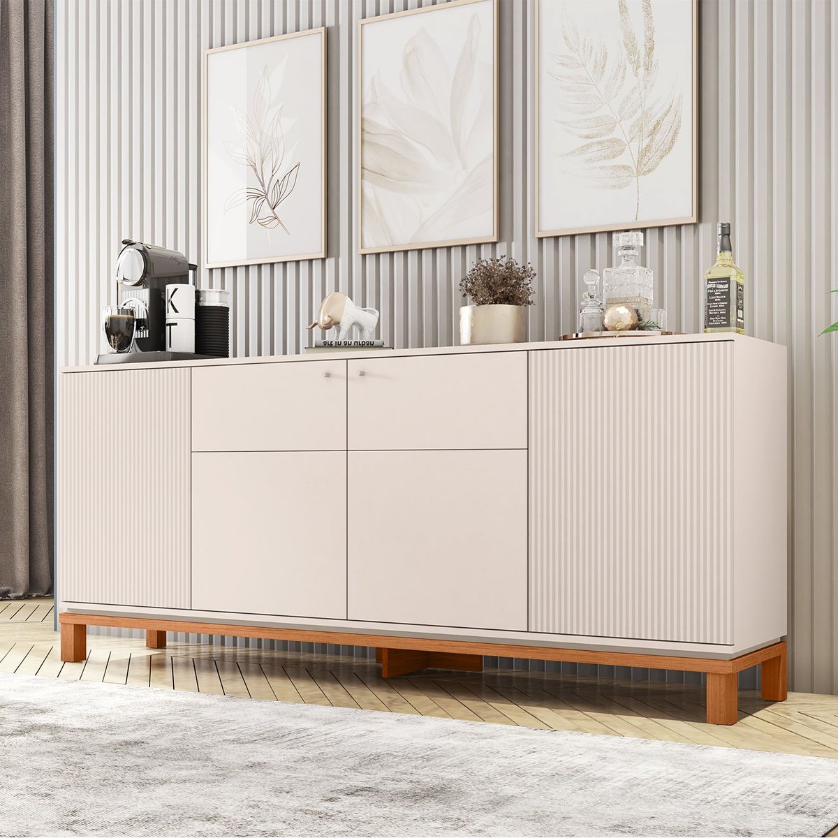 MICA - Aparador Mondrian 4 Puertas