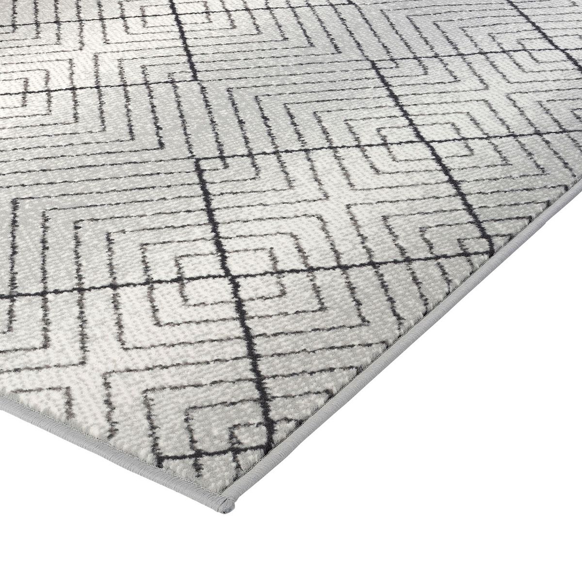 MICA - Alfombra Interior Luna Rombos 160x225cm 