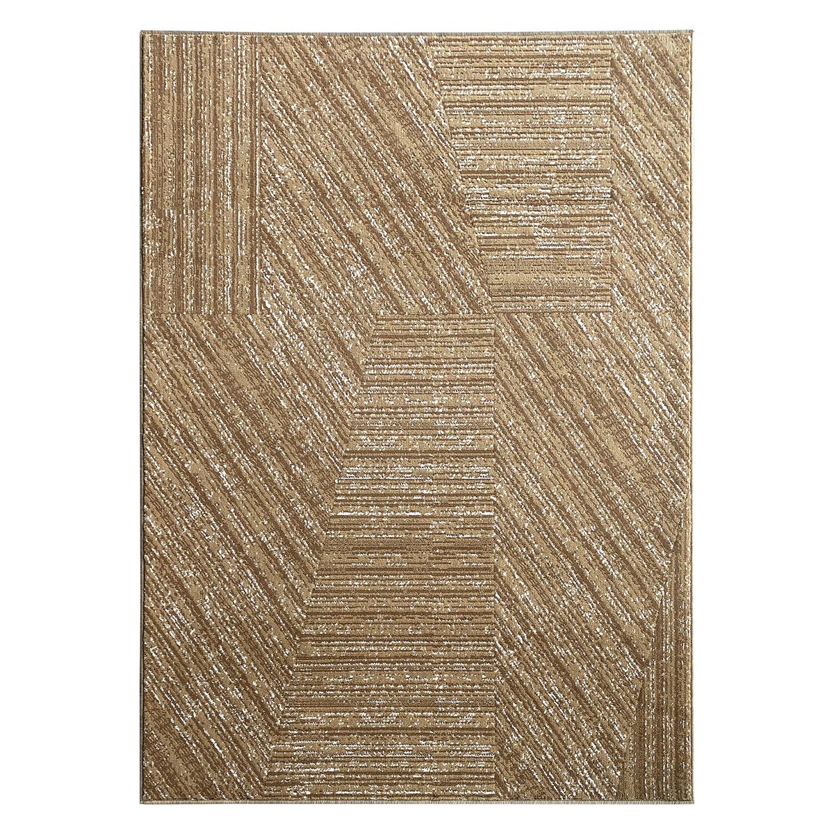 MICA - Alfombra Interior Luna con Diseño Diagonal 160x225cm 