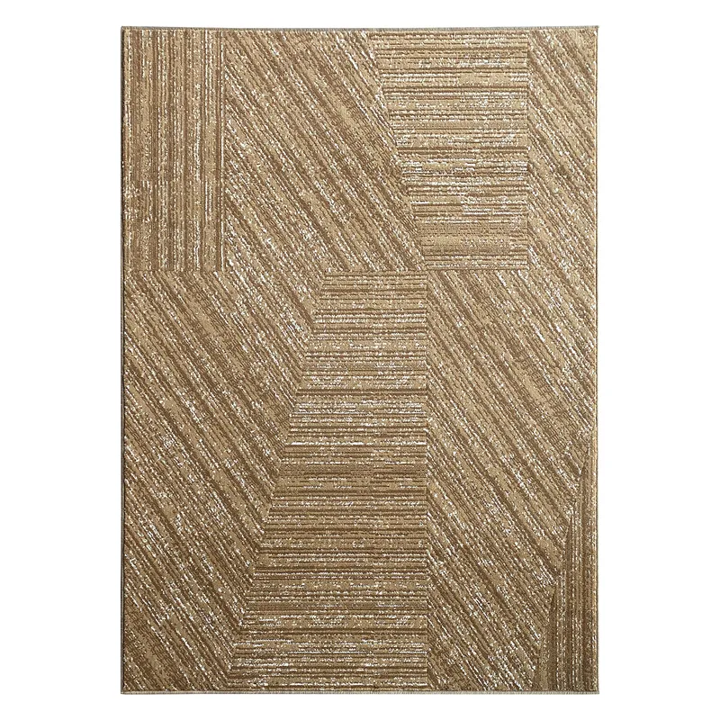 MICA - Alfombra Interior Luna con Diseño Diagonal 160x225cm 