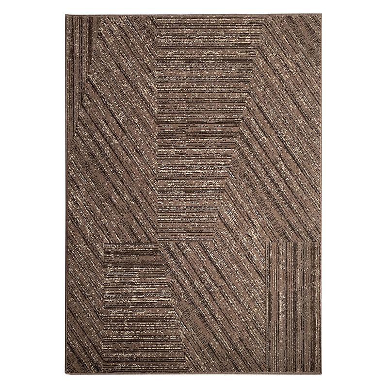 MICA - Alfombra Interior Luna con Diseño Diagonal 160x225cm 