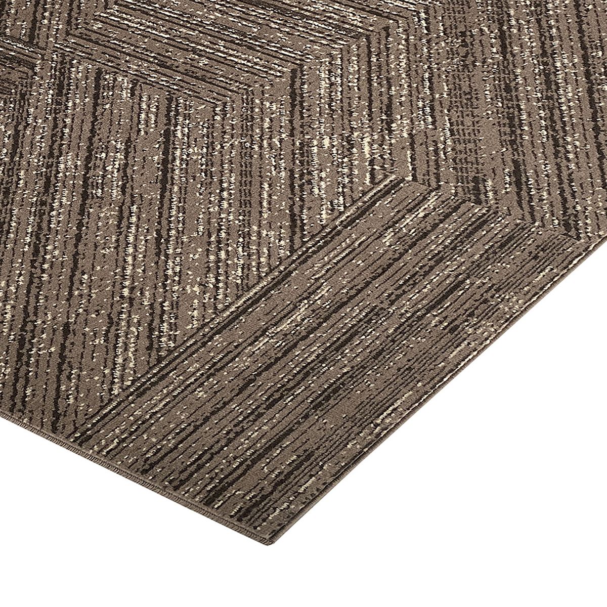 MICA - Alfombra Interior Luna con Diseño Diagonal 160x225cm 