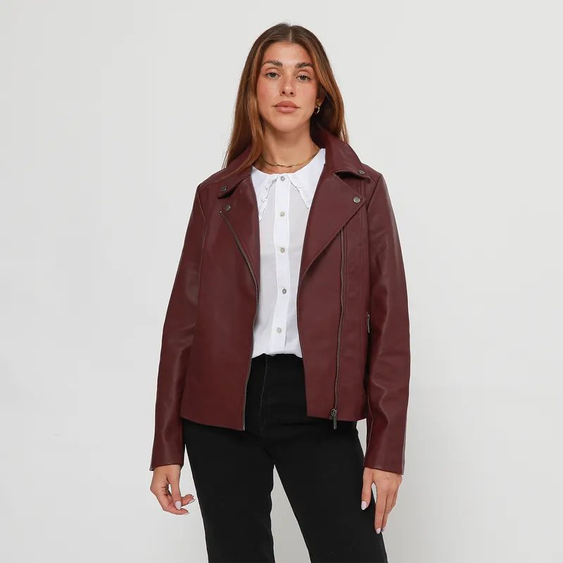 UNIVERSITY CLUB - Casaca Efecto Cuero Mujer University Club