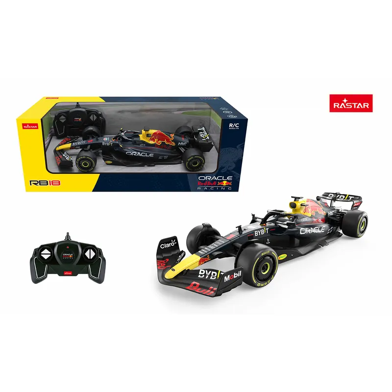 RASTAR - Auto Control Remoto 1:18 Oracle Red Bull Racing Rb18 Rastar 30cm