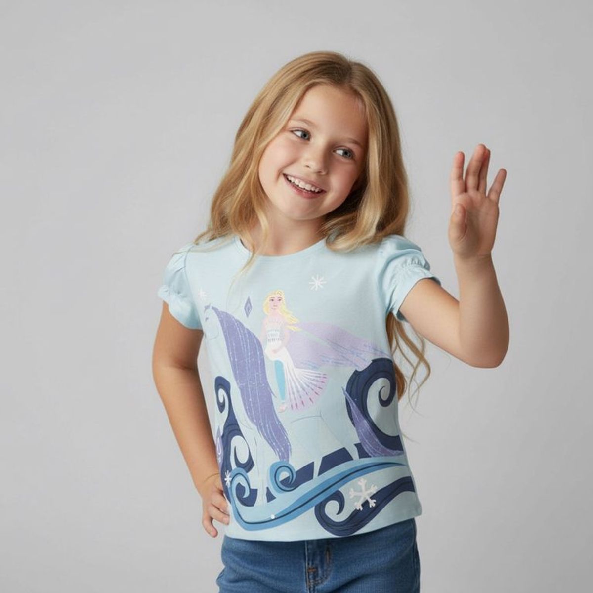 FROZEN - Polo Manga Corta Niña Frozen