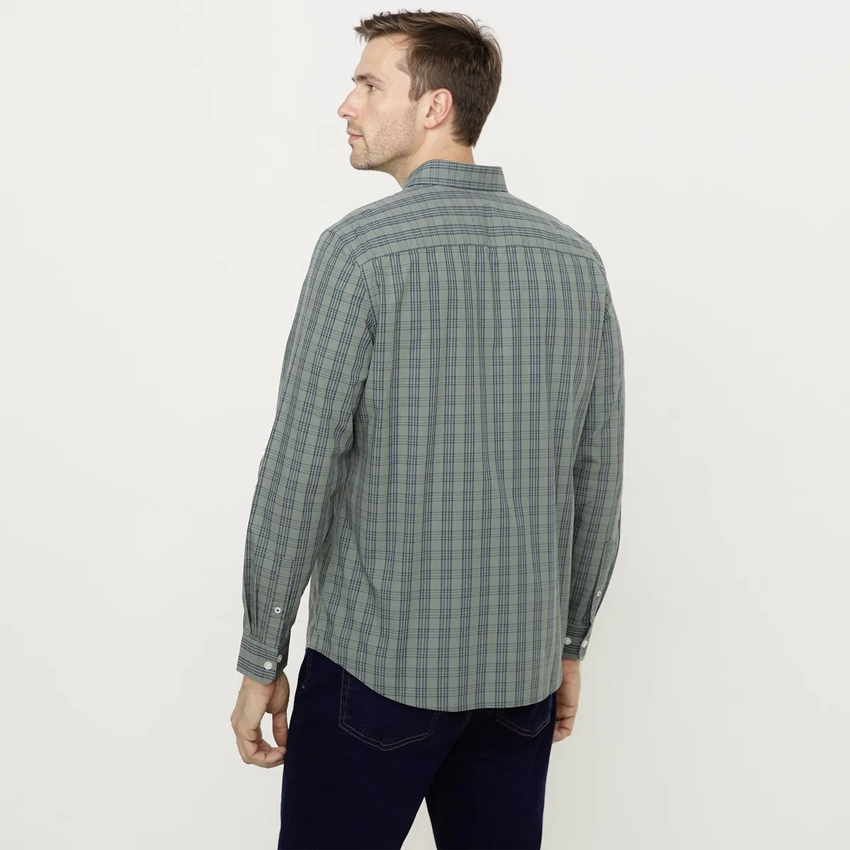 UNIVERSITY CLUB - Camisa 100% Algodón Casual Hombre University Club