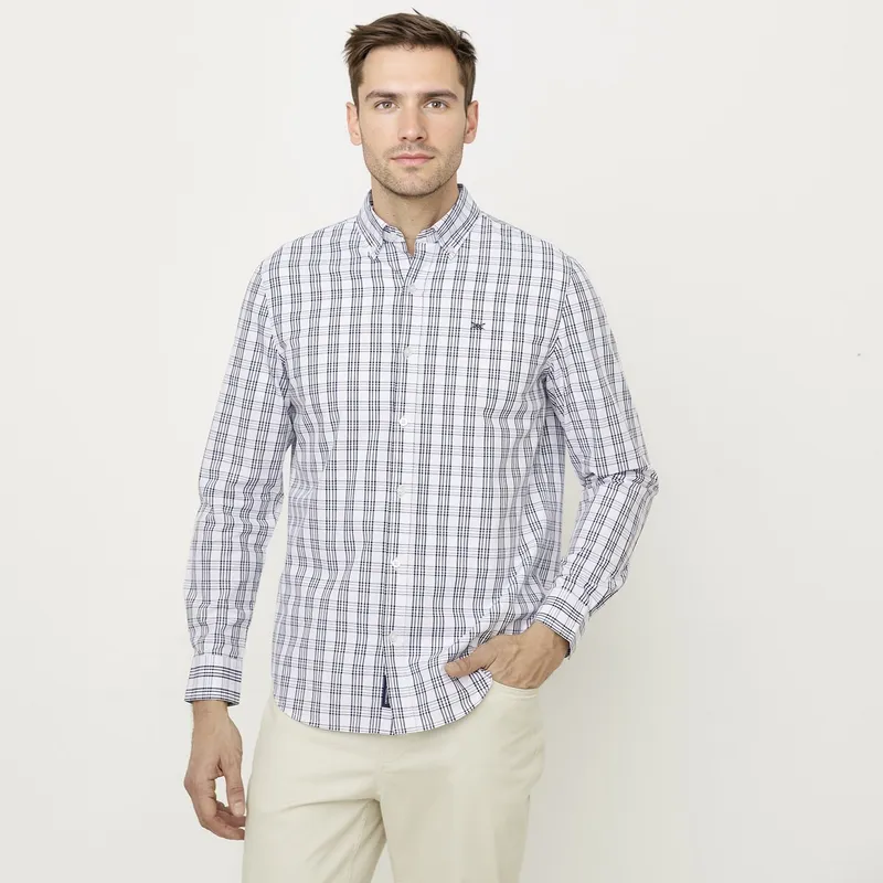UNIVERSITY CLUB - Camisa 100% Algodón Casual Hombre University Club