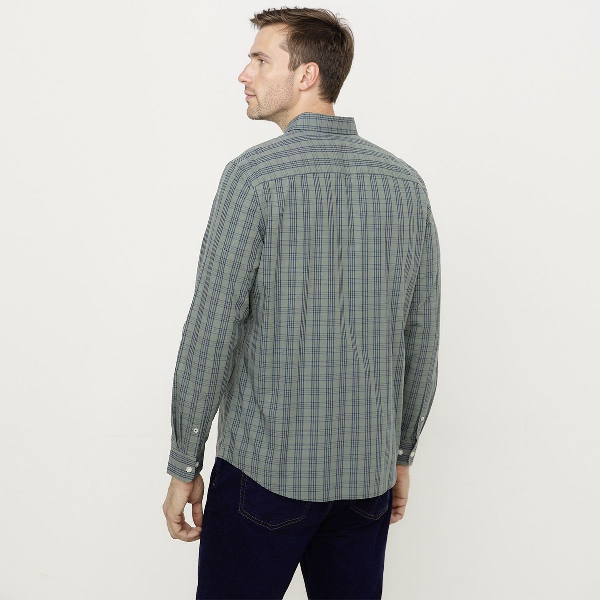 UNIVERSITY CLUB - Camisa 100% Algodón Casual Hombre University Club