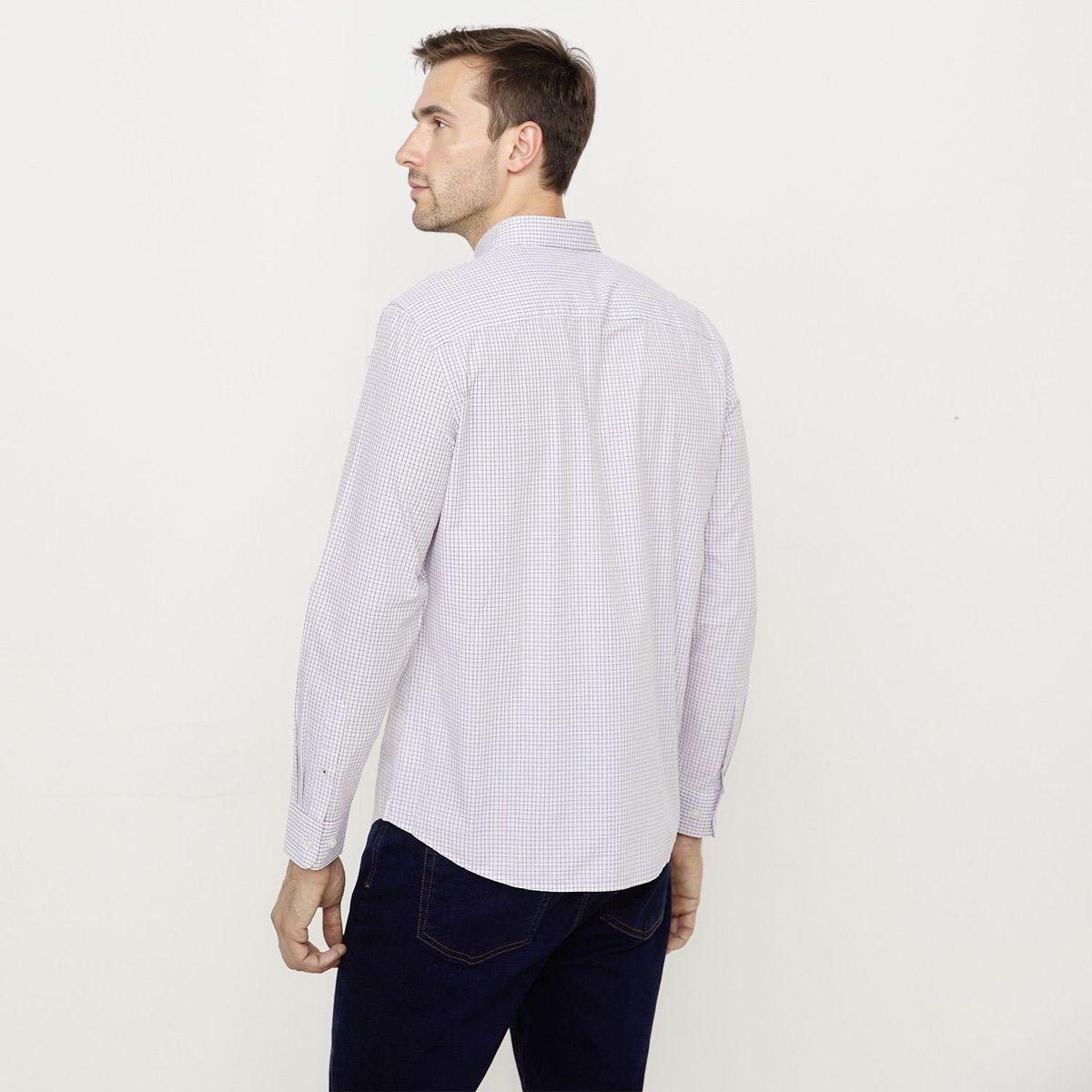 UNIVERSITY CLUB - Camisa 100% Algodón Casual Hombre University Club