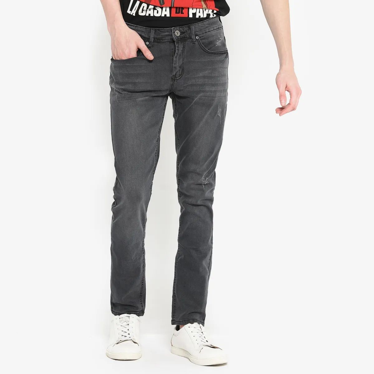 BEARCLIFF - Jean Skinny Algodón Hombre Bearcliff