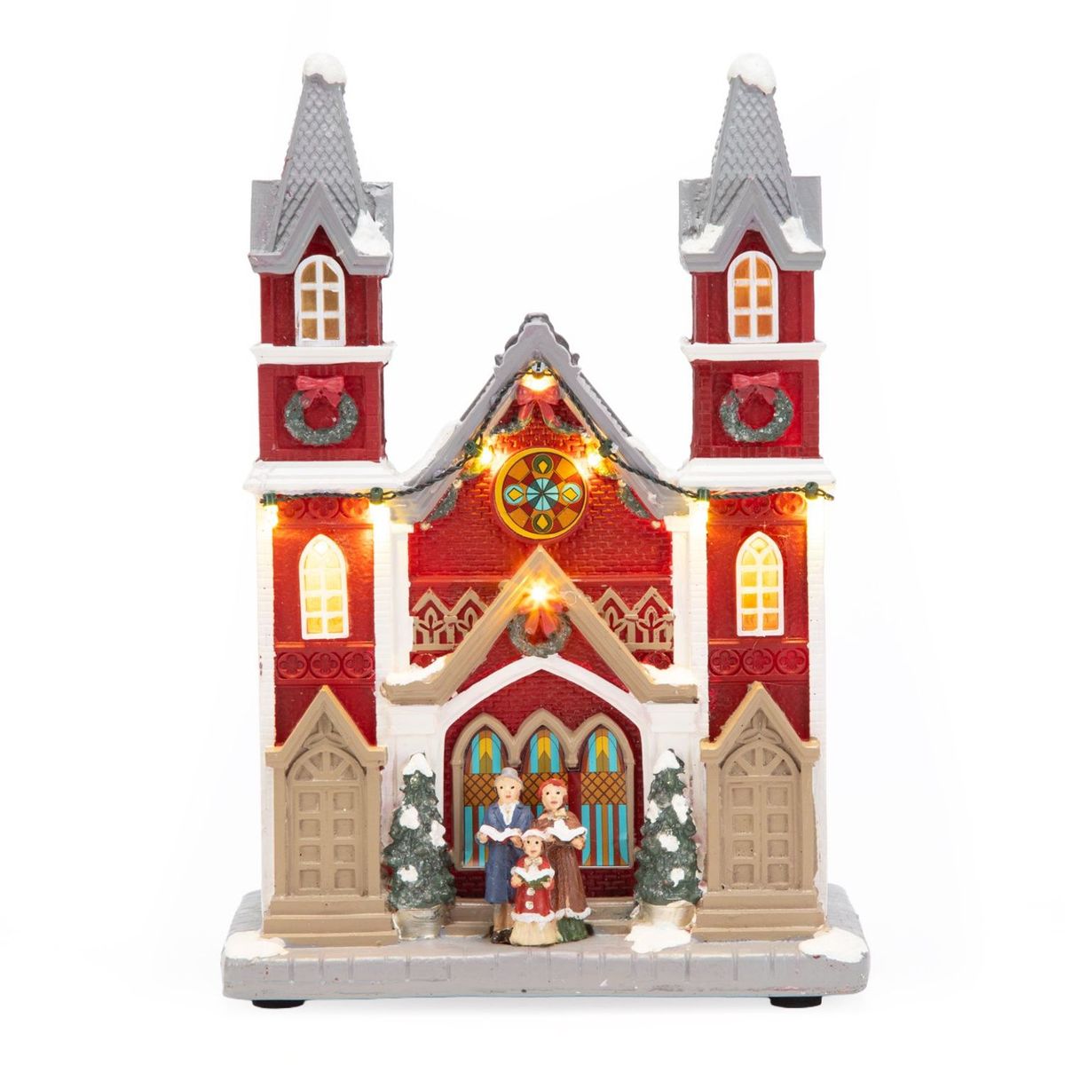 MICA - Villa Navideña Iglesia 28x20cm