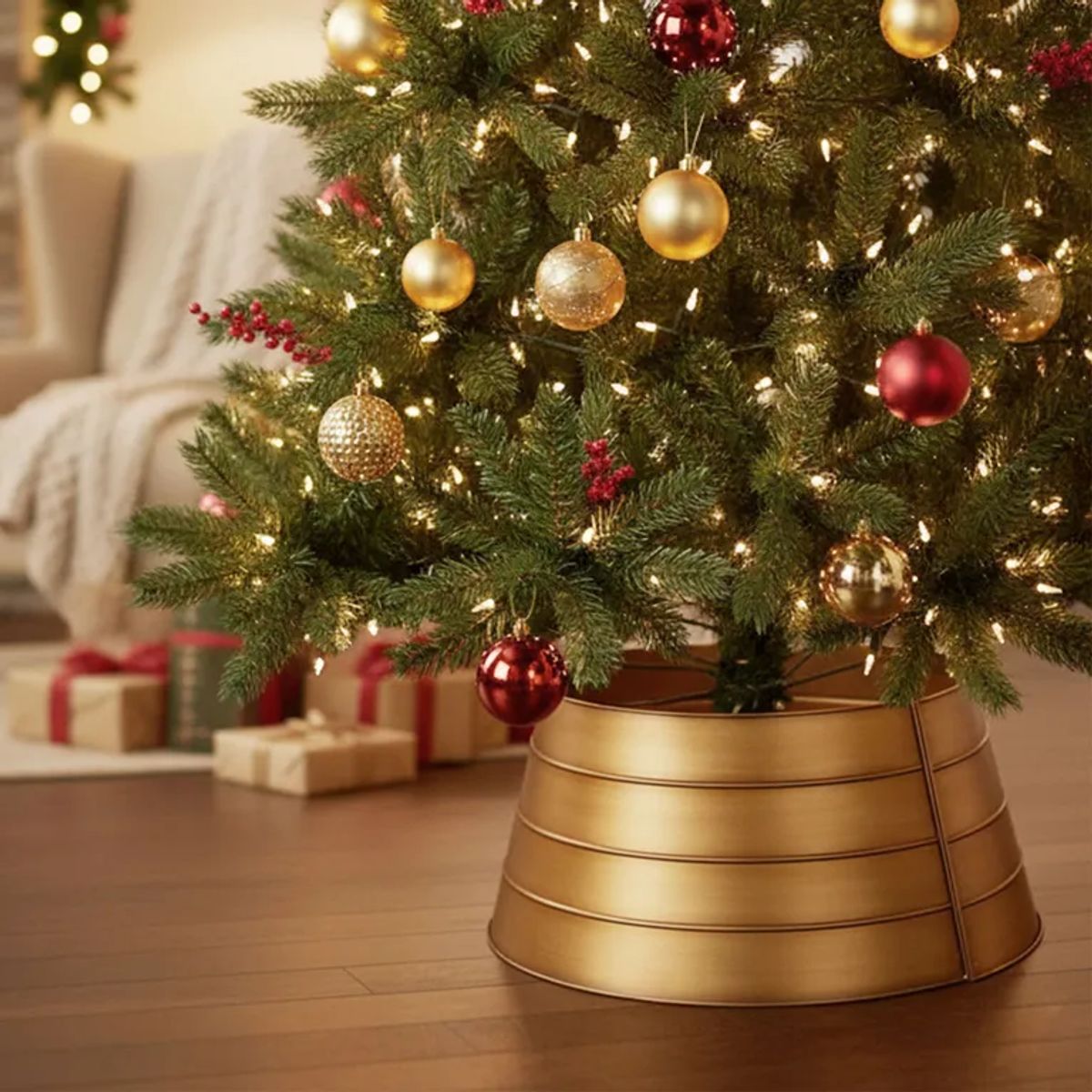 MICA - Faldón Piso De Árbol Metal 56x25cm