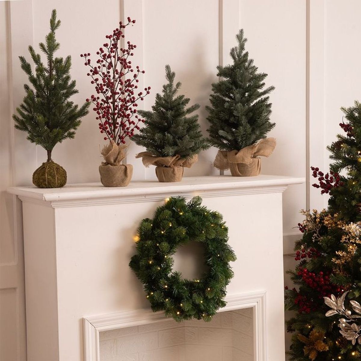 MICA - Mini Árbol De Navidad Berries 66cm