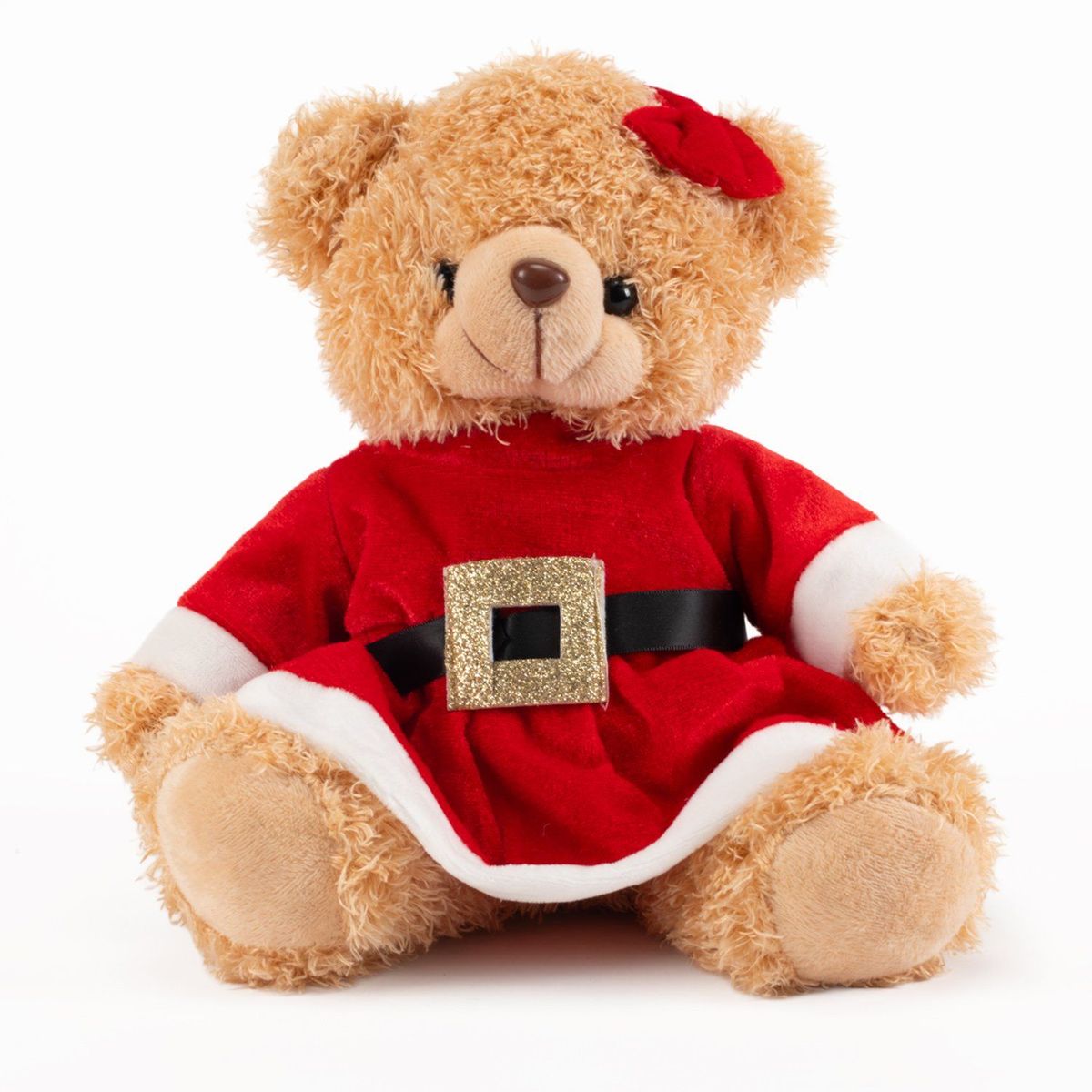 MICA - Muñeco Navideño Oso Papa Noel 20cm