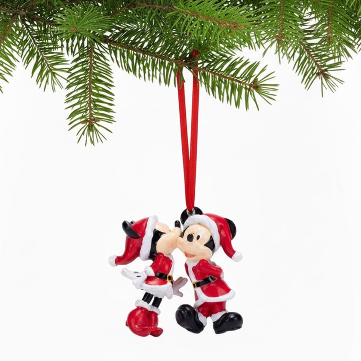 DISNEY - Adorno Árbol Peluche Mickey Minnie 6cm