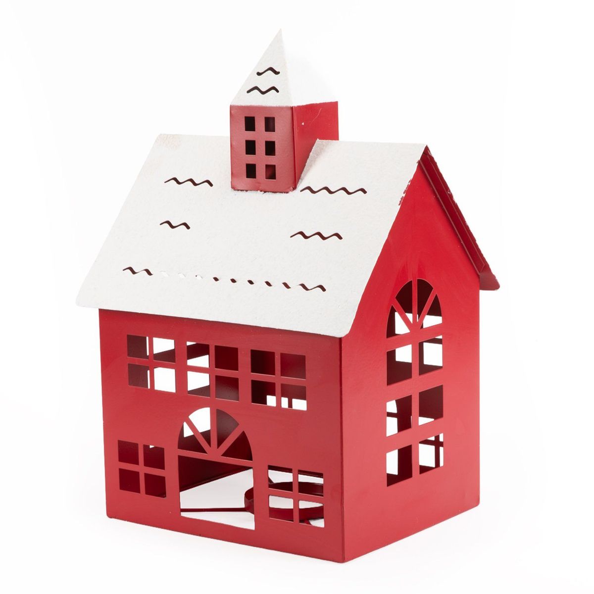 MICA - Adorno Navideño Casa Metal 42x29x24cm