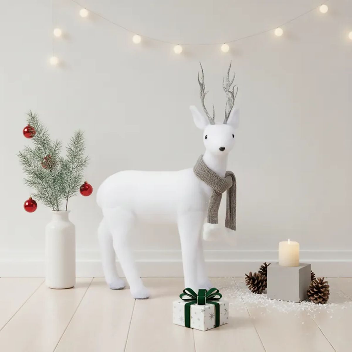 MICA - Adorno Ciervo Navideño  80x40cm