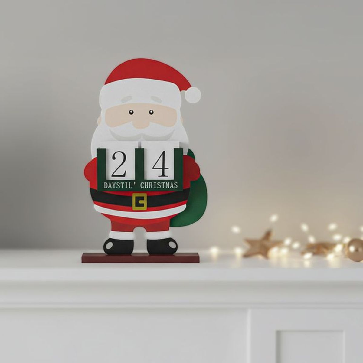 MICA - Calendario Adviento Papa Noel 30x19cm