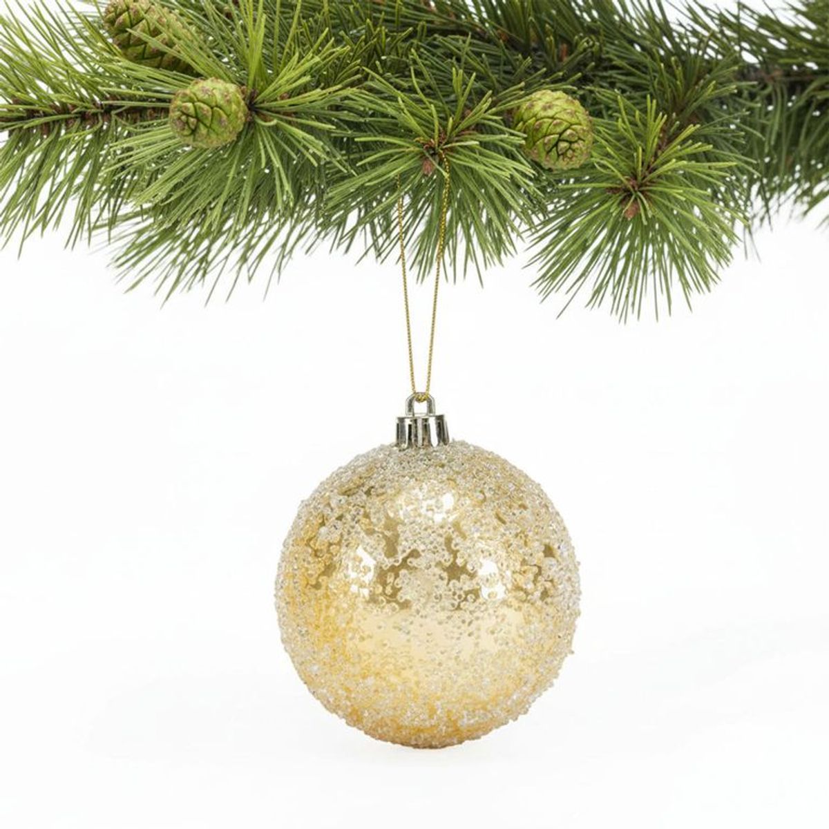 MICA - Adorno Árbol Bola Dorada 9cm