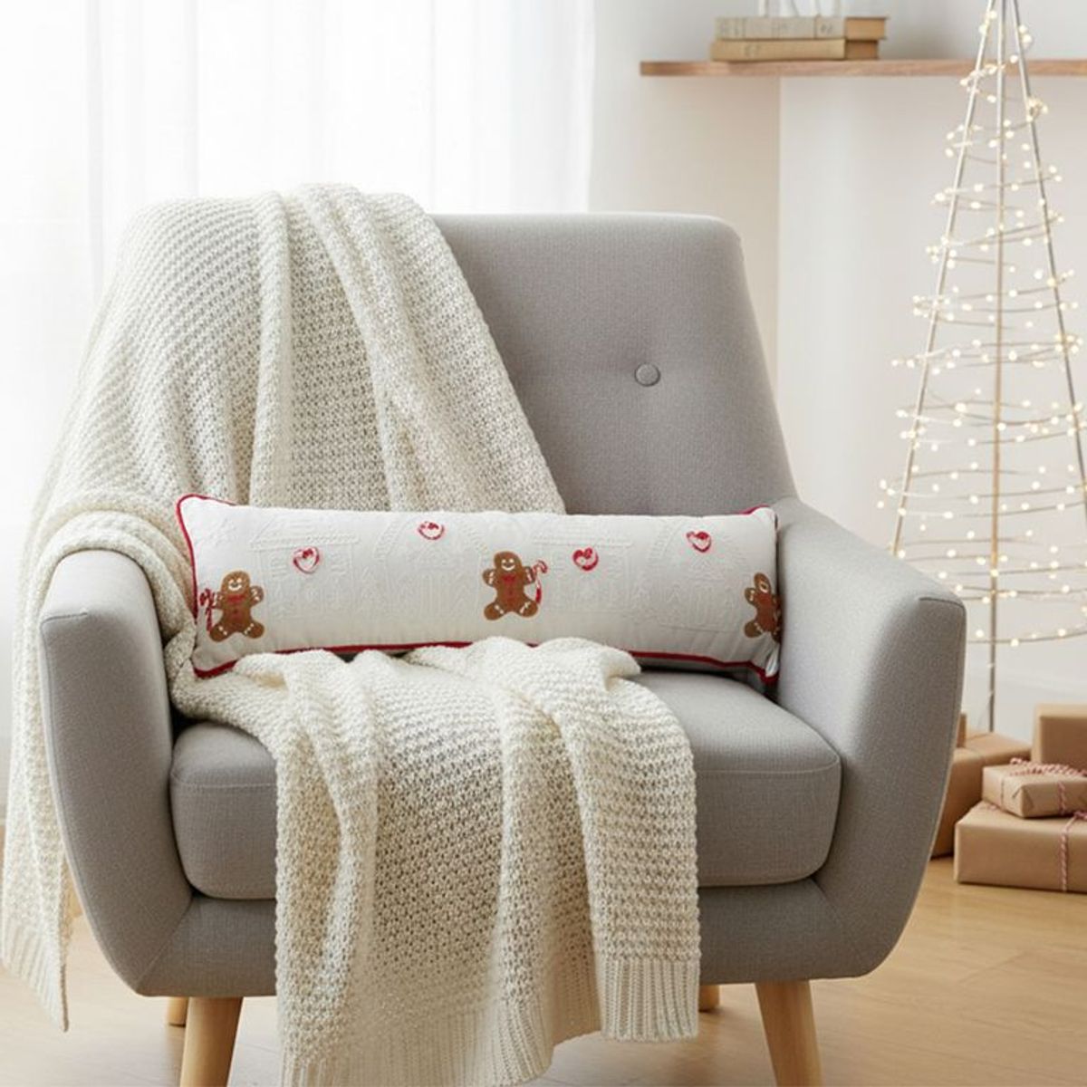 MICA - Cojin Navideño Largo 20x70cm